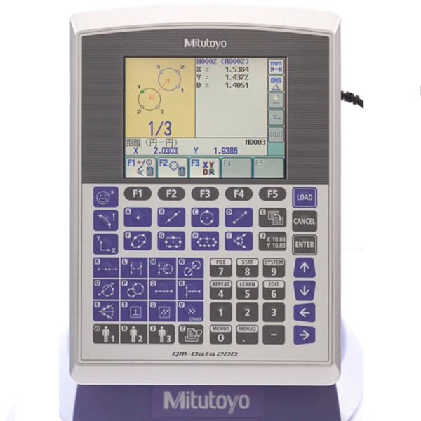 Encontraproduto.com.br - QM-Data200 modelo de bancada para projetor de perfil resolucão 0,1 µm display LCD Mitutoyo 264-155A