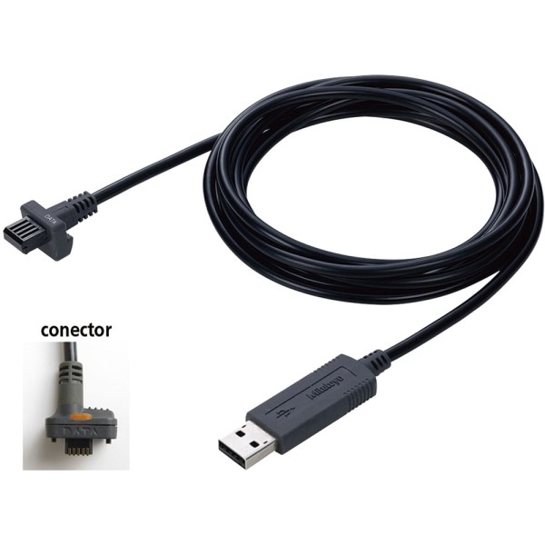 Encontraproduto.com.br - Interface input Tool USB de entrada direta digimatic USB-ITNA (paquímetro coolant proof) Mitutoyo 06AFM380A