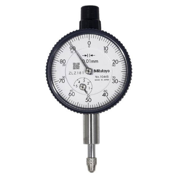 Encontraproduto.com.br - Relógio Comparador Analógico Alcance 5mm Graduação 0,01mm sem Tampa Traseira com Orelha MItutoyo 1044AB