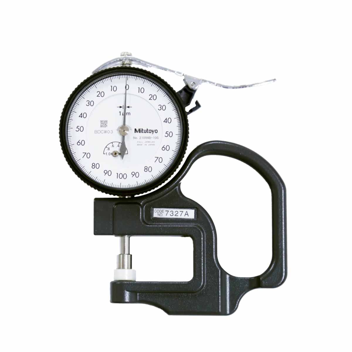 Encontraproduto.com.br - Medidor de Espessura com Relógio 0 - 1mm Mitutoyo 0,001mm
