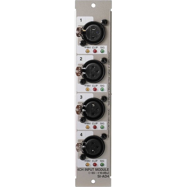 Encontraproduto.com.br - Módulo de Entrada Analógico 4 Canais SI-AD4 - Roland