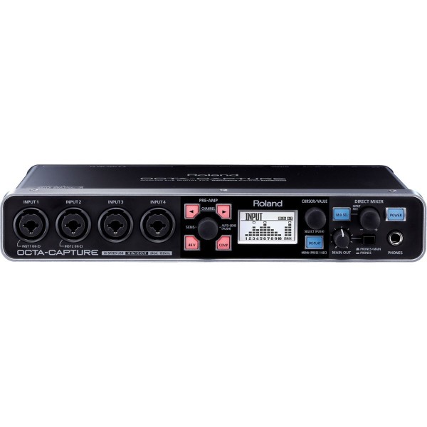 Encontraproduto.com.br - Interface de Áudio USB 2.0 UA10x10 OCTA-CAPTURE - Roland