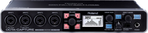 Encontraproduto.com.br - Interface de Áudio USB 2.0 UA10x10 OCTA-CAPTURE - Roland