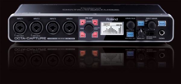 Encontraproduto.com.br - Interface de Áudio USB 2.0 UA10x10 OCTA-CAPTURE - Roland