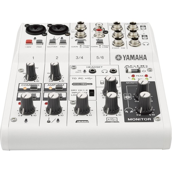 Encontraproduto.com.br - Mesa de som 6 Canais USB 2.0 AG-06 - Yamaha