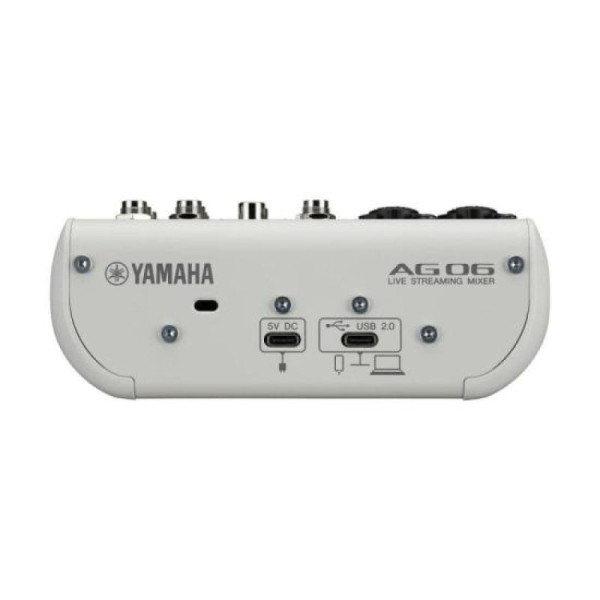 Encontraproduto.com.br - Mesa de som 6 Canais USB 2.0 AG-06 MK2 W/Y - Yamaha