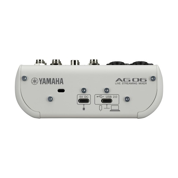 Encontraproduto.com.br - Mesa de som 6 Canais USB 2.0 AG-06 MK2 W/Y - Yamaha