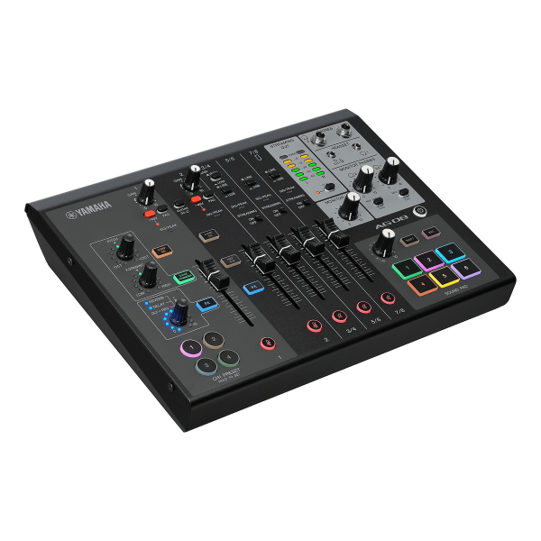 Encontraproduto.com.br - Mesa de Som Para Live Streaming/Gaming Ao Vivo AG-08 B - Yamaha