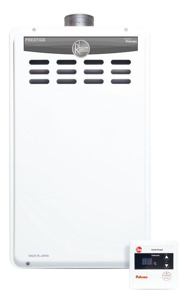 Encontraproduto.com.br - Aquecedor de água a gás Rheem 32 L/min Gás Natural RB3AP32PVNTIN - Bivolt