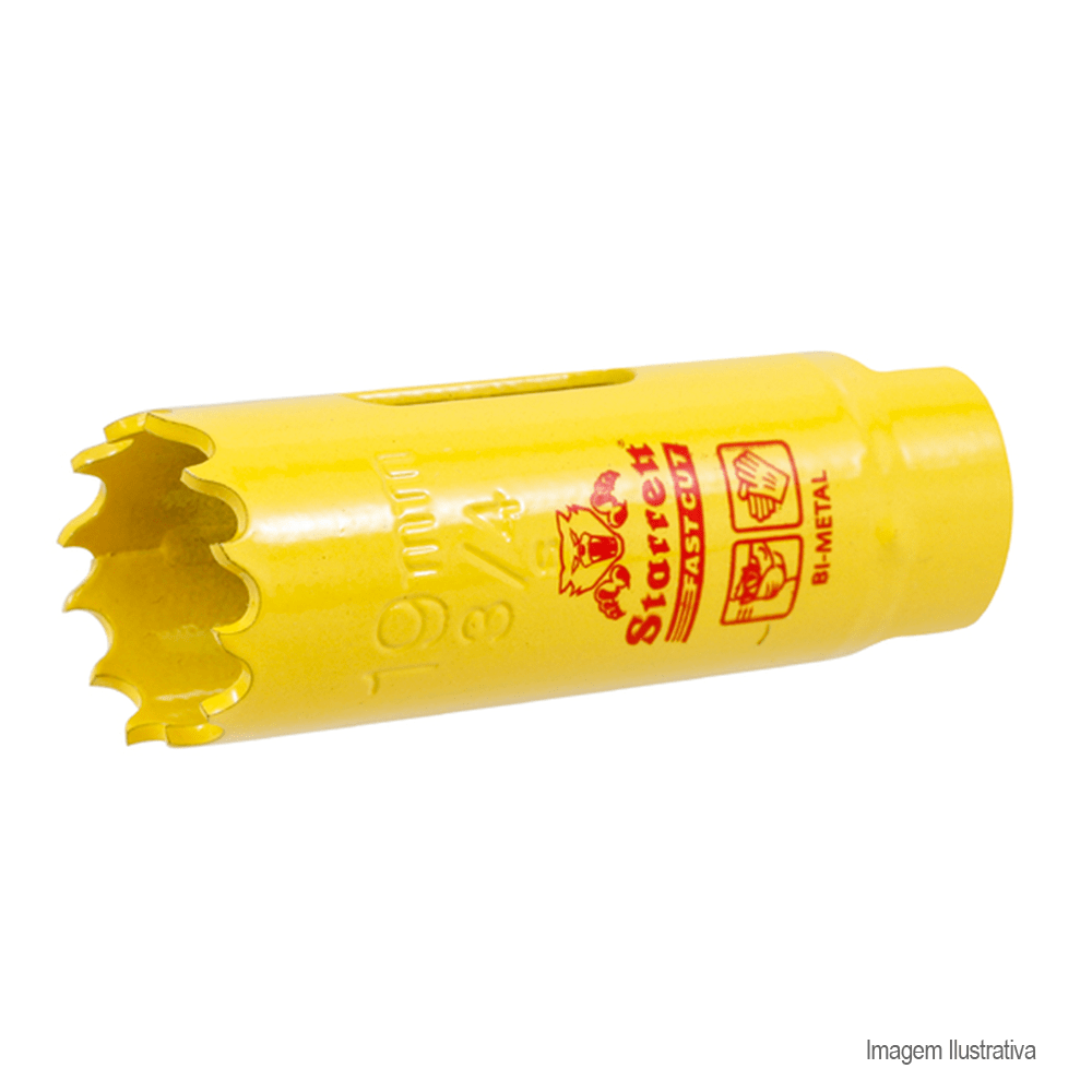 Encontraproduto.com.br - Serra Copo Starrett para Metal Fast Cut 19MM