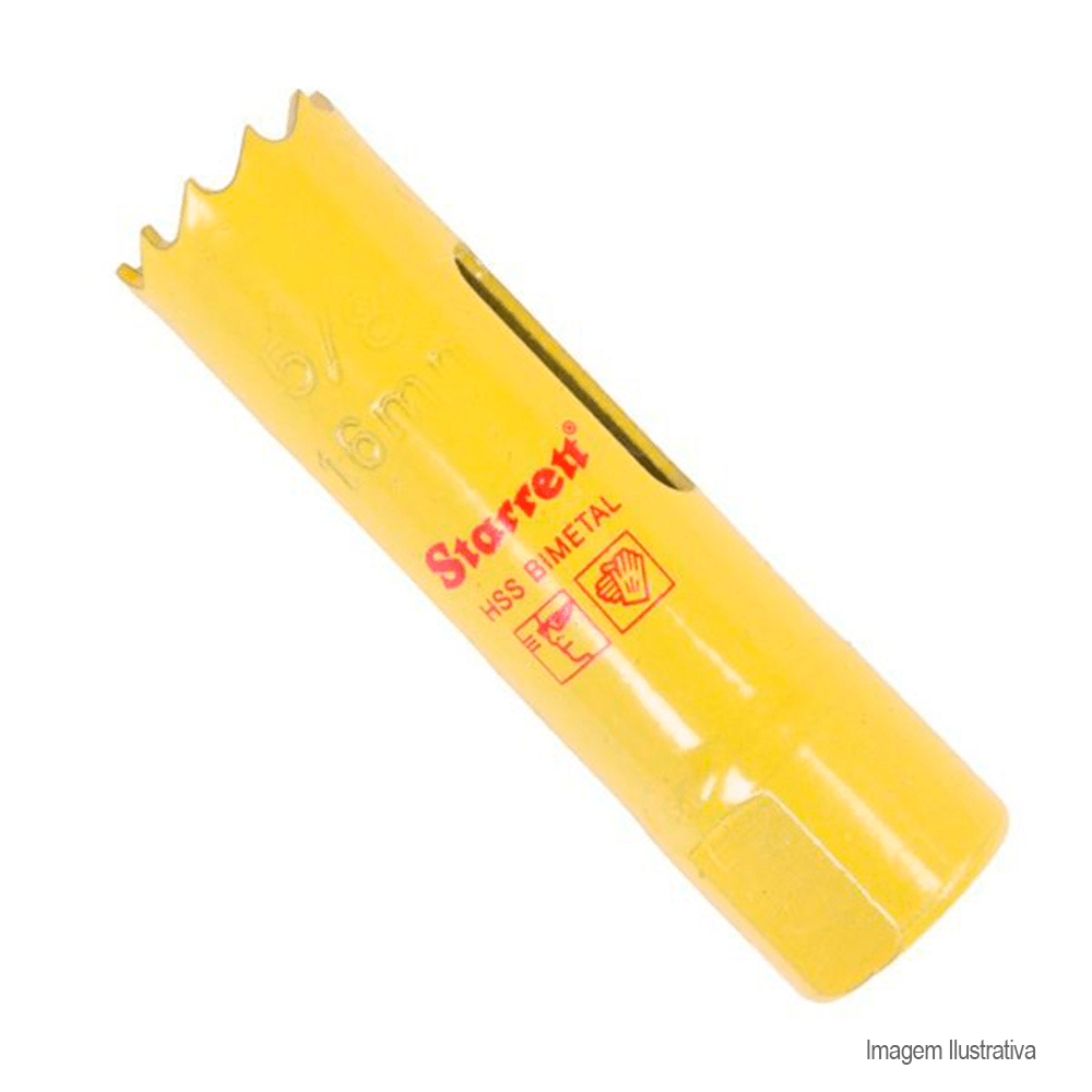 Encontraproduto.com.br - Serra Copo para Metal Starrett Fast Cut 16MM