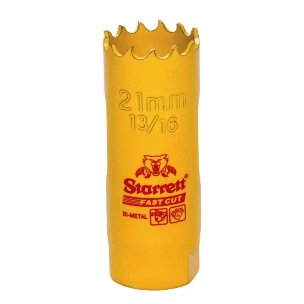 Encontraproduto.com.br - Serra Copo Bi-Metal C/ Cobalto 13/16 Pol. 21mm Fast Cut FCH1036-G Starrett