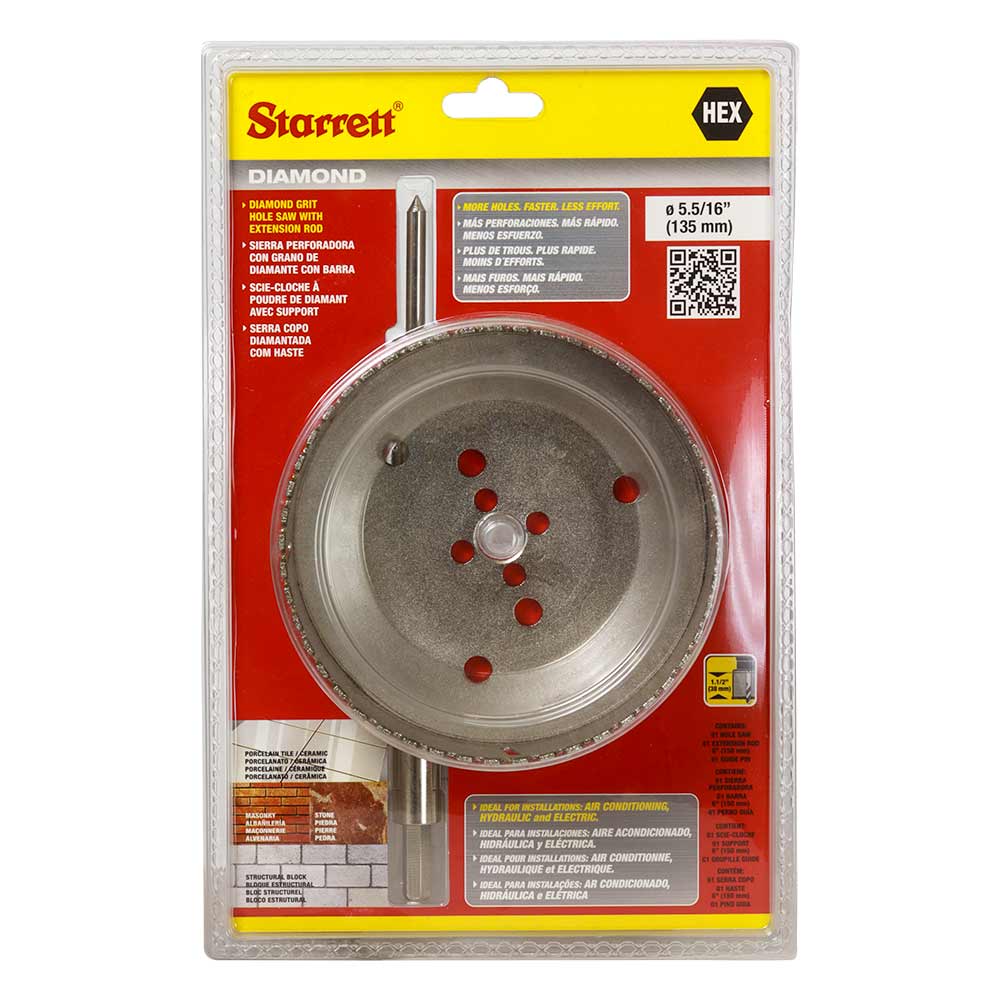 Encontraproduto.com.br - Serra copo diamantado 135mm 5.5/16