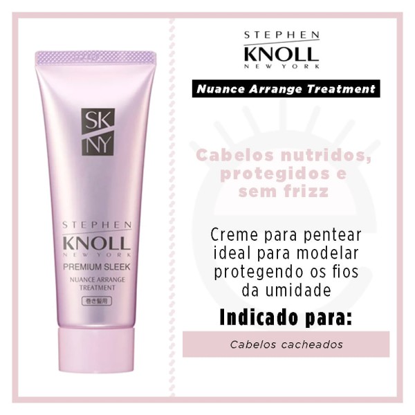 Encontraproduto.com.br - Creme de Tratamento Cachos Stephen Knoll Trat Premium Sleek Nuance Arrange 80g