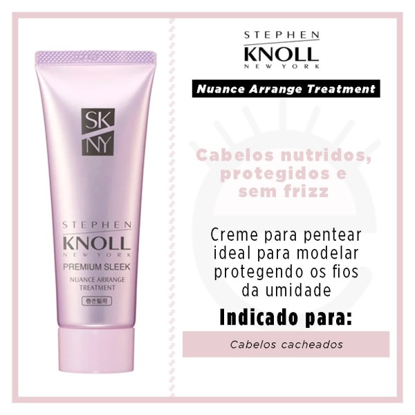 Encontraproduto.com.br - Creme de Tratamento Cachos Stephen Knoll Trat Premium Sleek Nuance Arrange 80g