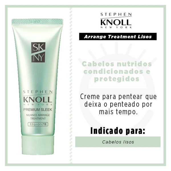 Encontraproduto.com.br - Creme de Tratamento Liso Stephen Knoll Trat Premium Sleek Nuance Arrange 80g