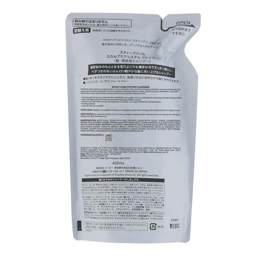 Encontraproduto.com.br - Stephen Knoll Scalp Care System Cleanser Shampoo Refil
