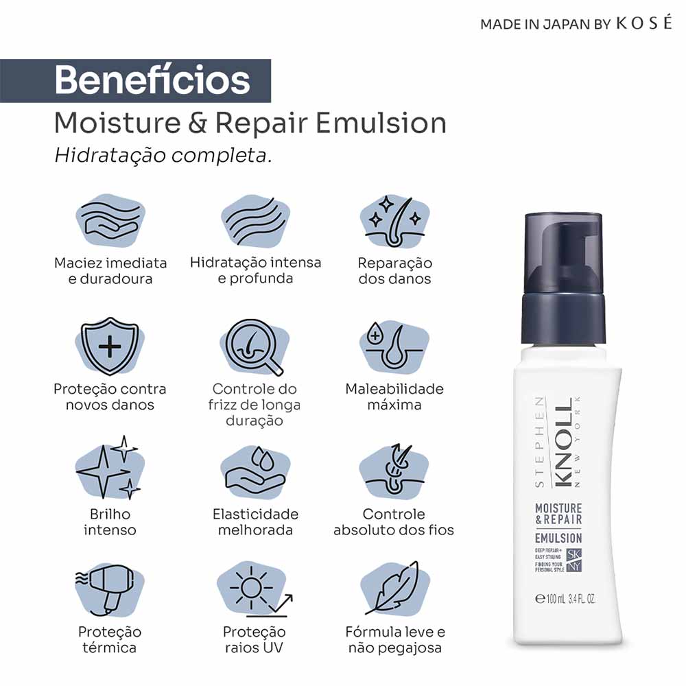 Encontraproduto.com.br - Leave-in Stephen Knoll Moisture & Control Moisture & Repair 100ml