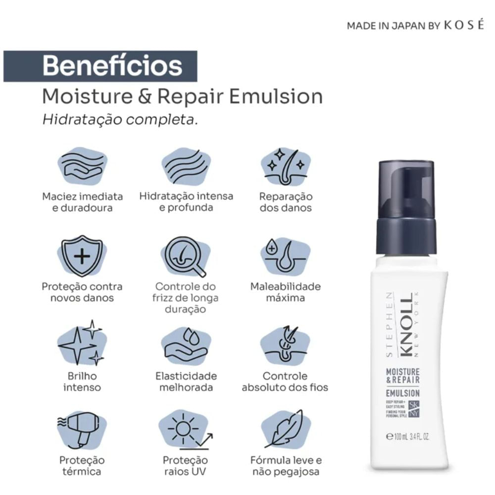 Encontraproduto.com.br - Leave-in Stephen Knoll Moisture & Control Moisture & Repair 100ml