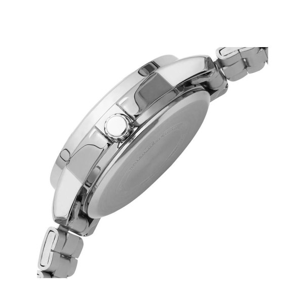 Encontraproduto.com.br - Relógio Casio Prata Feminino Ltp-v004sg-9audf Correia Prata/Dourado Bisel Prateado Fundo Champagne