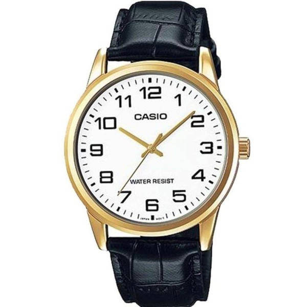 Encontraproduto.com.br - Relógio Casio Masculino Ref: Mtp-V001gl-7budf Clássico Dourado