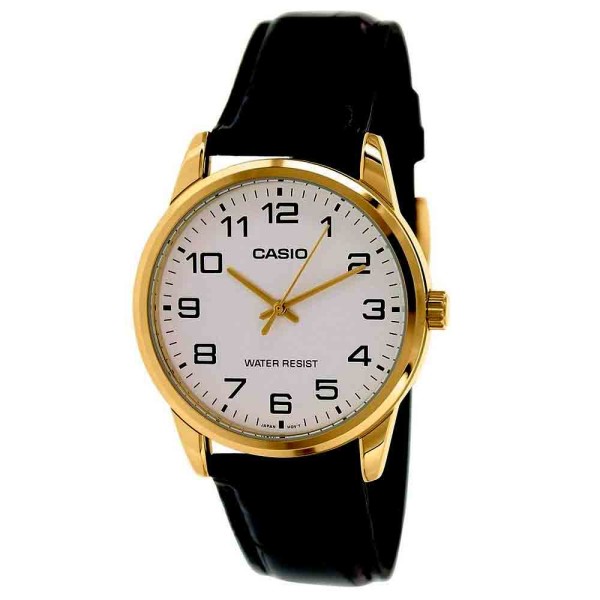 Encontraproduto.com.br - Relógio Casio Masculino Ref: Mtp-V001gl-7budf Clássico Dourado