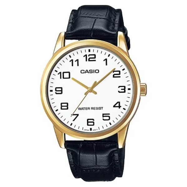 Encontraproduto.com.br - Relógio Casio Masculino Ref: Mtp-V001gl-7budf Clássico Dourado