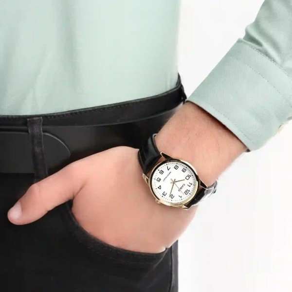 Encontraproduto.com.br - Relógio Casio Masculino Ref: Mtp-V001gl-7budf Clássico Dourado