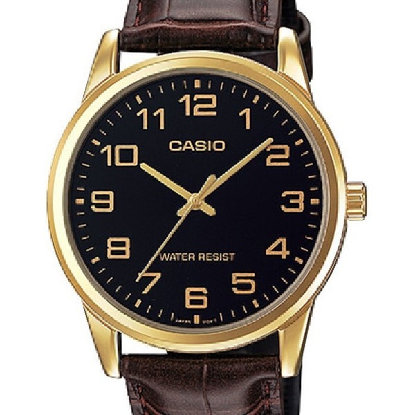 Encontraproduto.com.br - Relógio Casio Masculino Ref: Mtp-V001gl-7budf Clássico Dourado