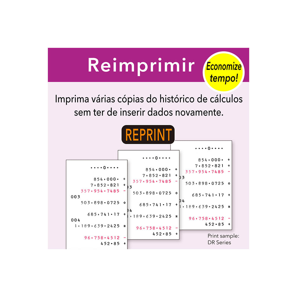 Encontraproduto.com.br - Calculadora Bobina Hr150 - Casio