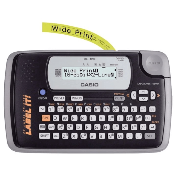 Etiquetadora Rotular KL-120 16 Dígitos - Casio