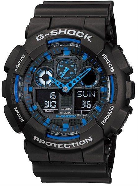 RELÓGIO CASIO MASCULINO G-SHOCK GA-100-1A2DR Preto