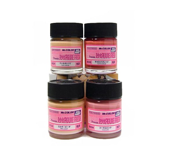 Encontraproduto.com.br - Flesh Color Set For Figure Conjunto De Tintas Gunze Gucs551