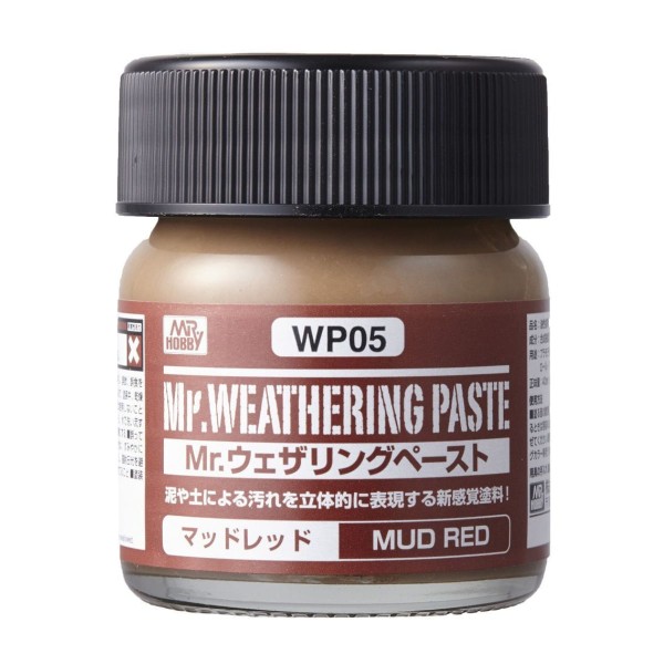 Tinta Mr Weathering Paste Mud Red Gunze WP05