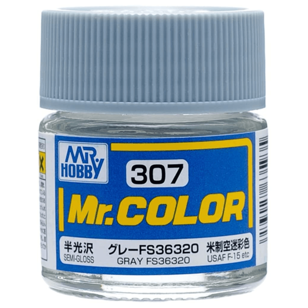 Tinta Esmalte Mr.Color C307 Cinza Semibrilhante Fs36320 Gunze Gumrc307