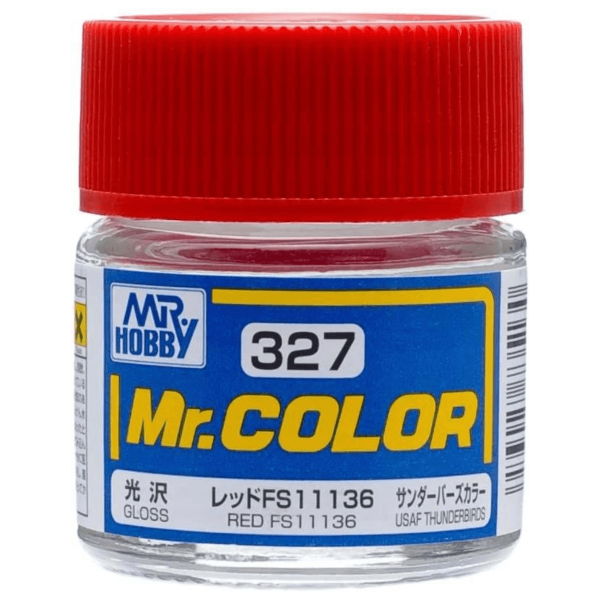 Tinta Esmalte Mr.Color C327 Vermelho Brilhante Fs11136 Gunze Gumrc327