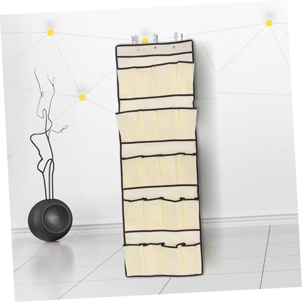 Encontraproduto.com.br - Sapateira De Porta E Parede 20 Sapatos Divisorias Organizador Vertical Com Capacidade Para 10 Pares