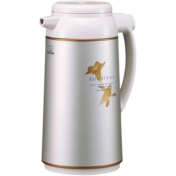 Encontraproduto.com.br - Garrafa Térmica Zojirushi De Mesa 1 Litro Mist Silver AFFB-10SF (MP)