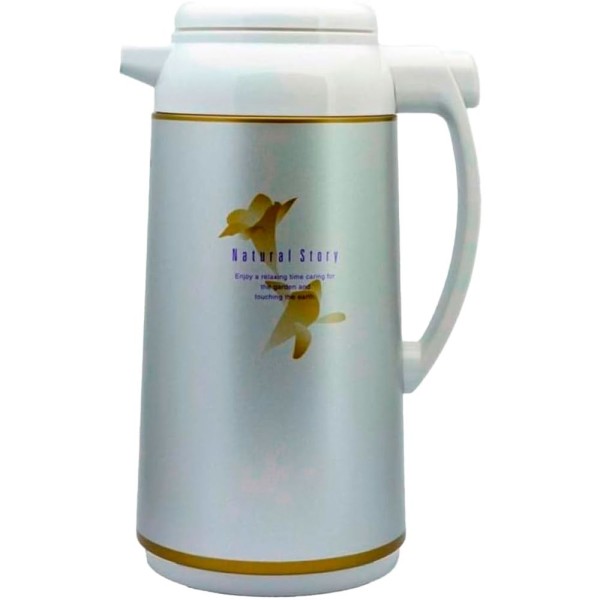 Encontraproduto.com.br - Garrafa Térmica Zojirushi De Mesa 1 Litro Mist Silver AFFB-10SF (MP)