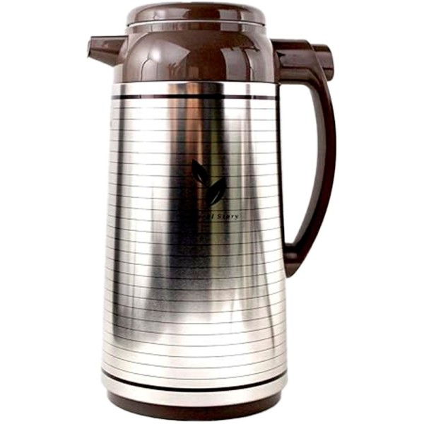Encontraproduto.com.br - Garrafa Térmica Zojirushi De Mesa 1 Litro Satin Leaf AFFB-10XT (MP)