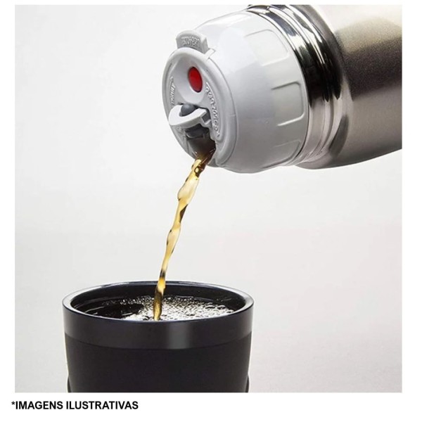 Encontraproduto.com.br - Garrafa Térmica Esportiva com Copo 1,03L Inox - Zojirushi