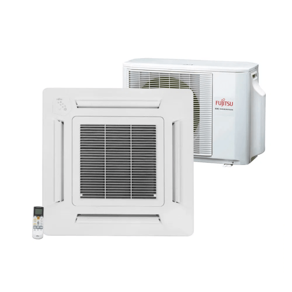 Ar Condicionado Split Cassete Inverter Fujitsu Compacto 24.000 BTU/h Quente e Frio Monofásico AUBG24LVBA – 220 Volts