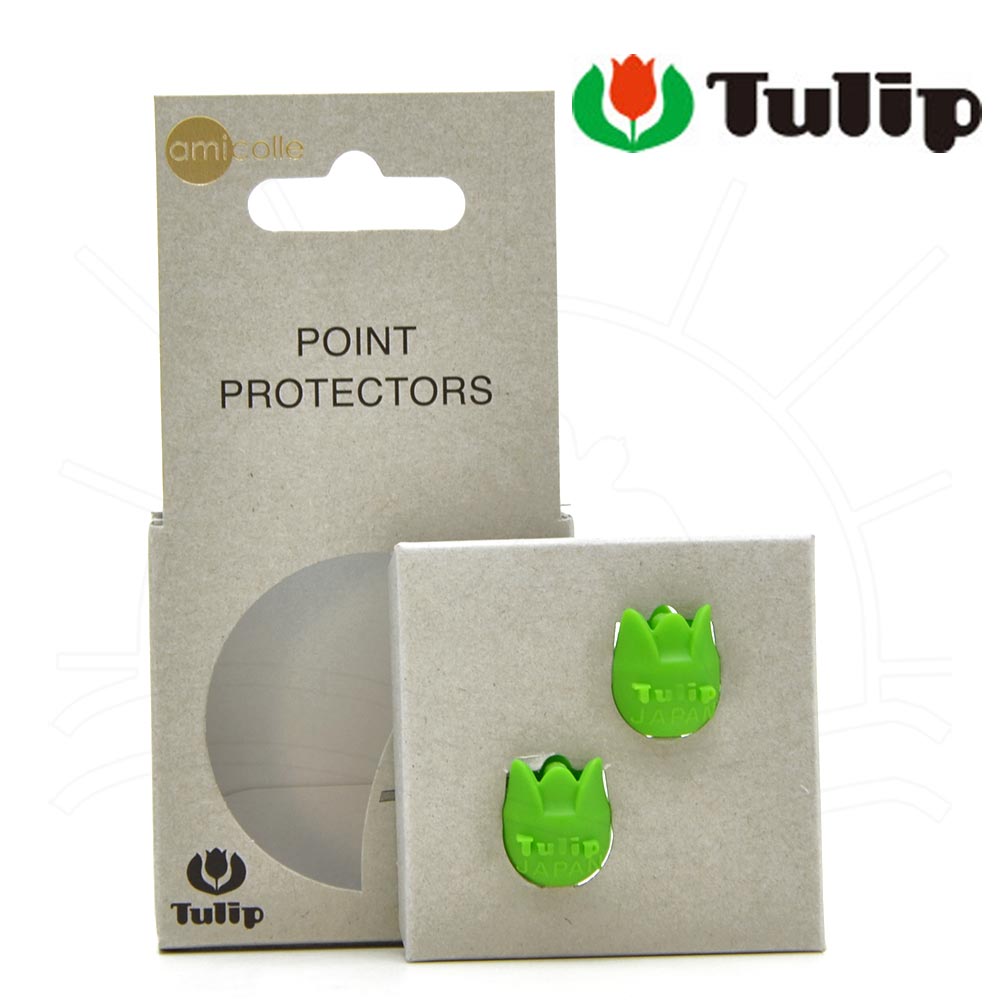 Protetor de Pontas de Agulhas Tulip Verde Pequeno - 2 Unidades