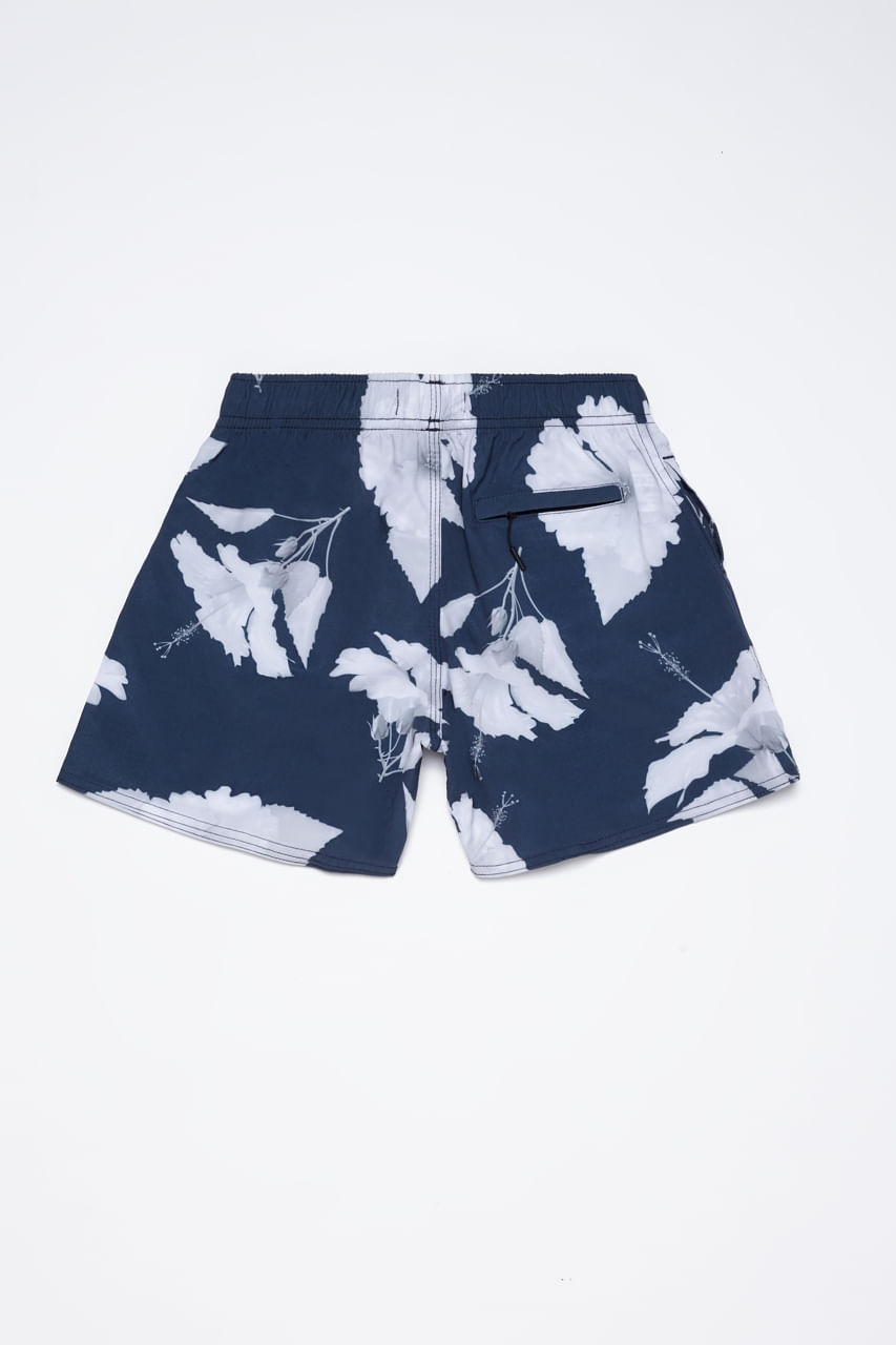 Encontraproduto.com.br - SHORT MINI PF ELASTICO PRAIA HIBISCO BRA