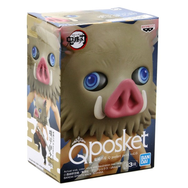 Encontraproduto.com.br - Action Figure Q Posket Demon Slayer Inosuke Banpresto 18604
