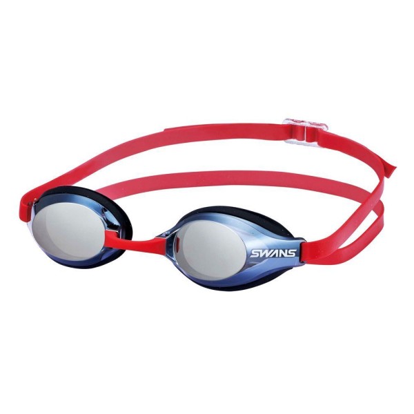 Encontraproduto.com.br - Óculos de Natação SR-3M Lente Fumê Espelhada Vermelho Swans