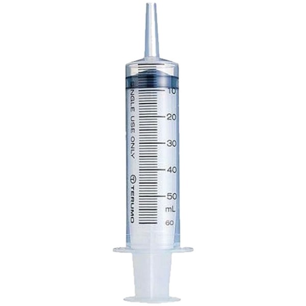 Encontraproduto.com.br - Seringa Terumo 50/60ml Bico Catéter sem Agulha - unidade