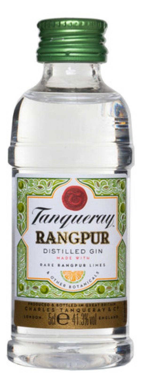 Encontraproduto.com.br - MINI GIN TANQUERAY RANGPUR LIME - 50ml