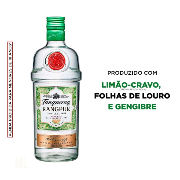 Encontraproduto.com.br - Gin Tanqueray Rangpur Lime Garrafa 700ml