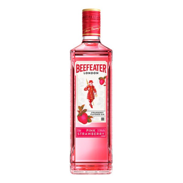 Encontraproduto.com.br - Gin Beefeater London Pink Strawberry Garrafa 700ml